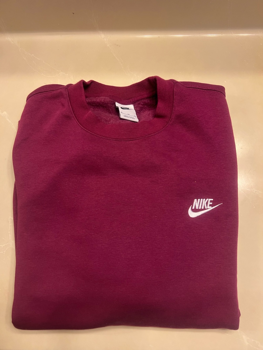 Nike Fushia Pullover Sweatshirt XL